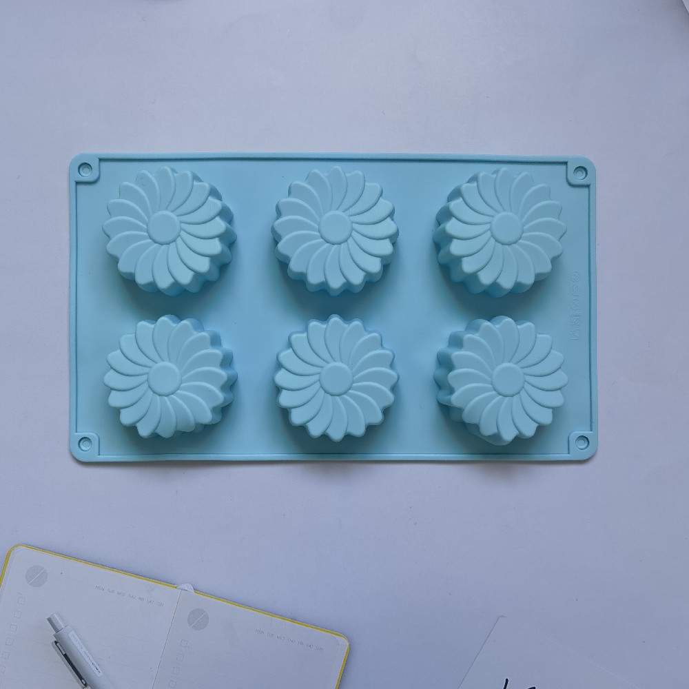 6 flores de sol 118 pastel molde molde molde molde de postre utensilios de cocina para hornear arroz harina
