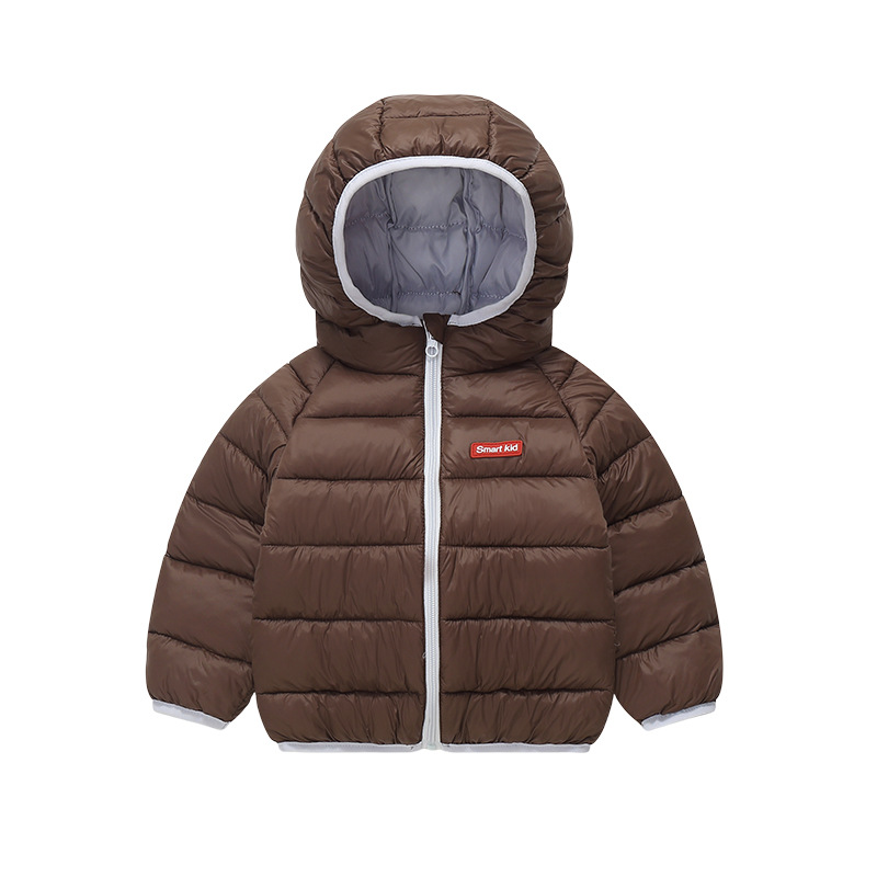 Ropa de algodón para niños transfronterizos nueva chaqueta de algodón de color sólido en primavera, otoño e invierno, dulces para niños y niñas, ropa de algodón encantadora y extranjera para niños