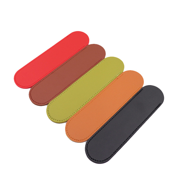 厂家直供批发PU材质简约商务圆珠笔套签字笔保护包装盒笔袋