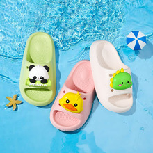 夏新款卡通儿童一字凉拖室外居家浴室防滑踩屎感男女亲子EVA拖鞋