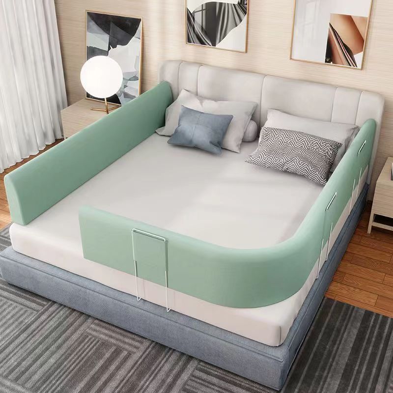 The Bed Fence Has a Single-Sided Guardrail for Baby to Sleep and Turn over to Prevent Falling and Falling. the Fabric Is Soft and Removable and Washable