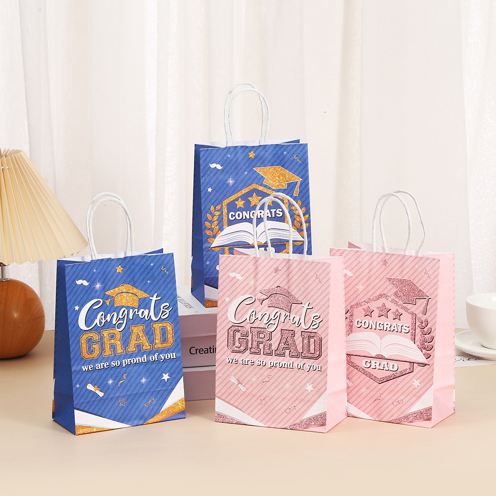 毕业季主题礼品包装袋牛皮纸袋创意设计手提袋礼品袋厂家直销批发