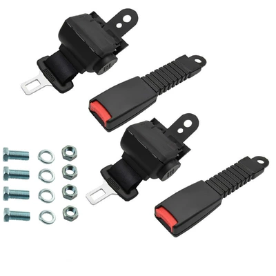 Belt Spot Wholesale, Car seat belt - 2-semi-closed-retractors-2-20cm-semi-closed-bases-4-complete-sets-of-screws