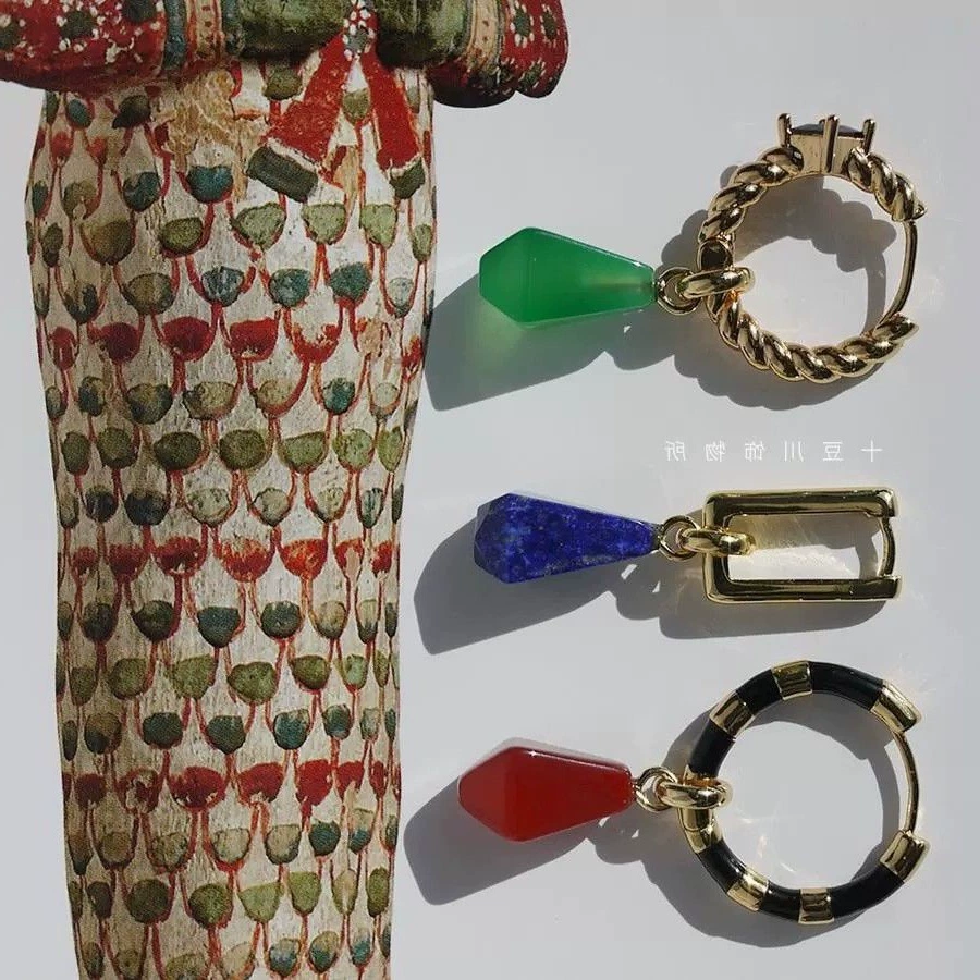 Бамбуковые сережки