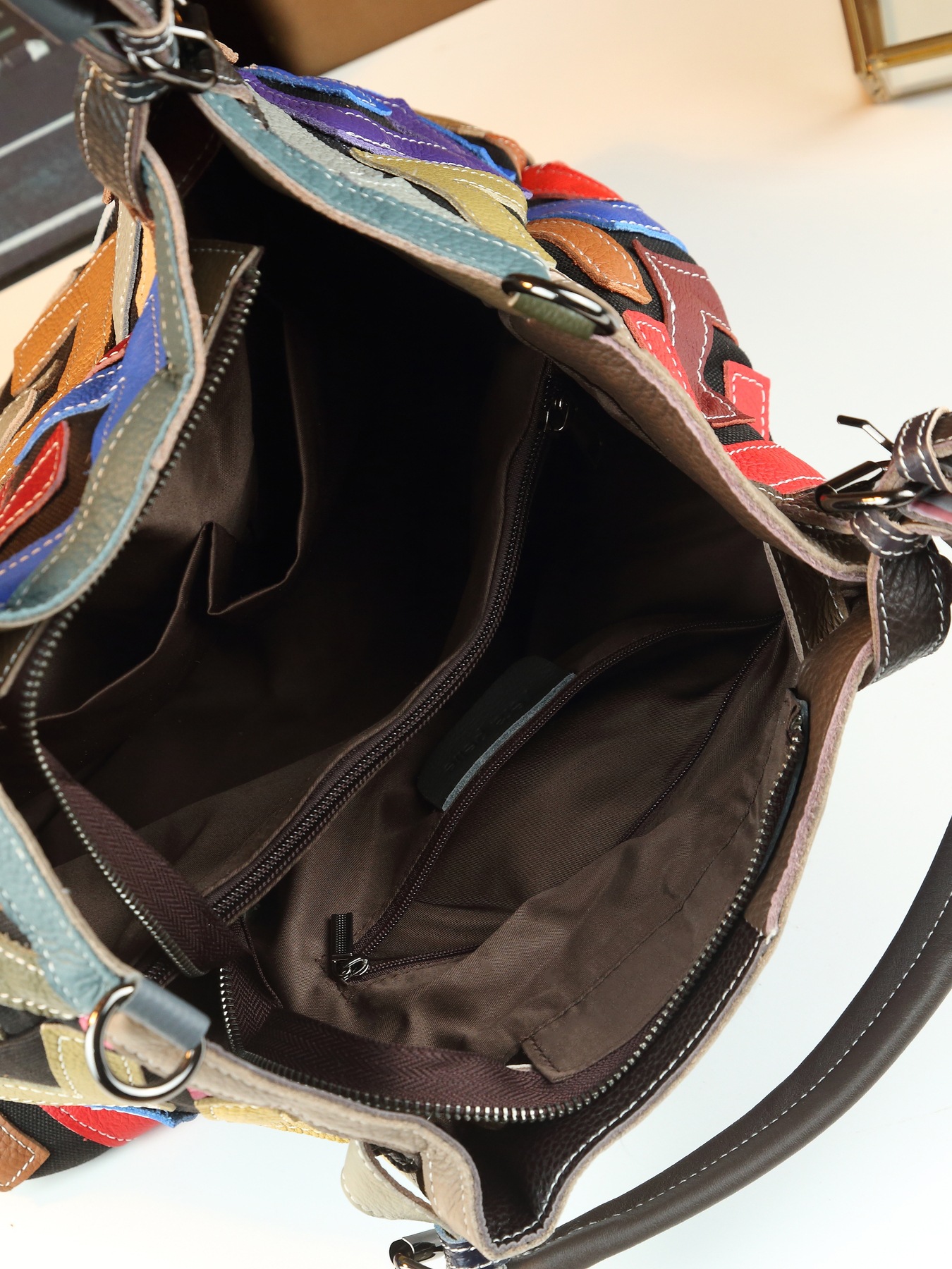Retro Genuine Leather Crossbody Handbag For Women Shoulder Bag_voghion.com