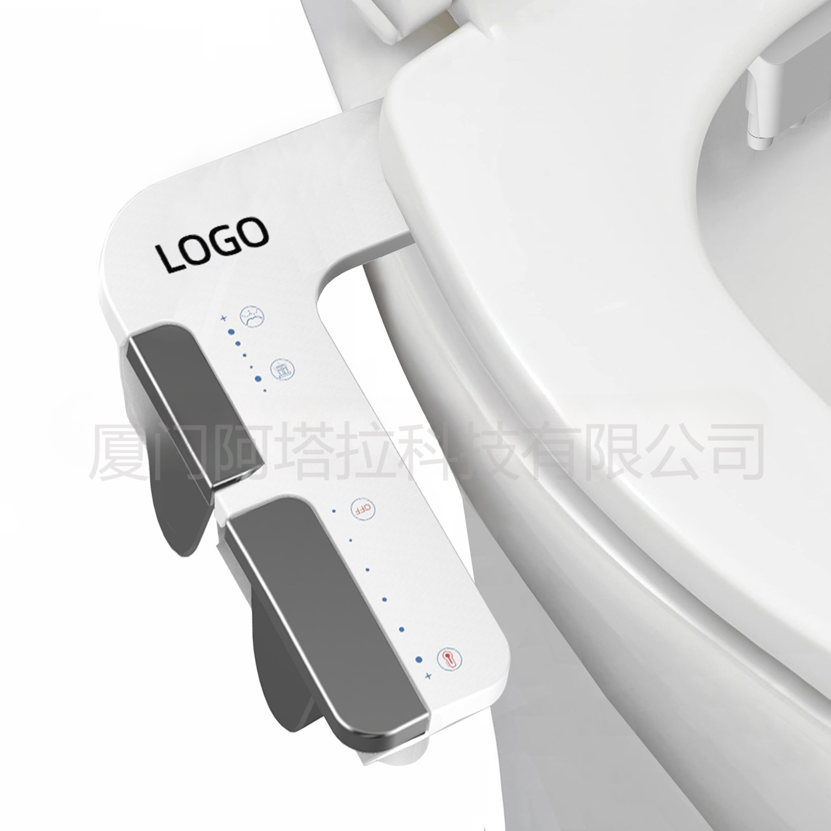 Bidet Portátil para Inodoro (Lavado Femenino y Posterior), Ultra Delgado, sin Electricidad