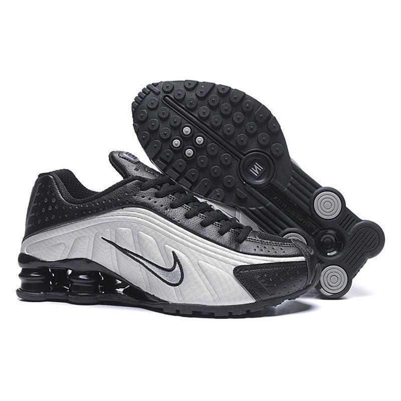 SHOX/R4NIKE 고품질 블랙 실버