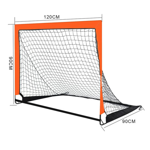 Children's soccer goal portable foldable mobile training football net indoor/outdoor kids' soccer game goal frame