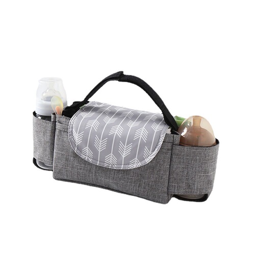 Cross-border waterproof baby stroller bag large capacity outdoor mother storage bag stylish baby bottle storage bag