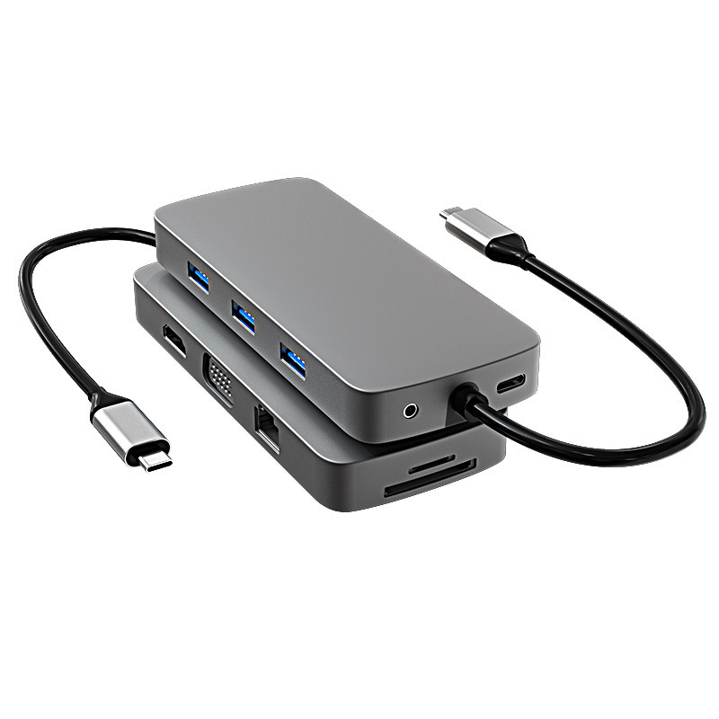 爆発スポット10-1 type-c拡張ドックusb hubハブ拡張ドックノートパソコンコンバータ|undefined