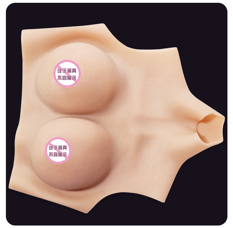 Silicone Breast Forms for Crossdressing, F-Cup Gel-Filled Style, Adult Wearable — detail image 21