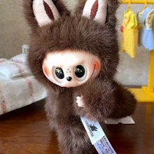 批发拉布布玩偶摆件礼品店小天使带尾巴改娃 星星眼labubu娃娃
