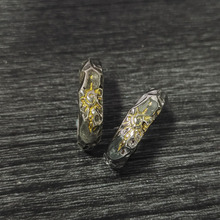 复古戒指许愿石戒指男个性潮流冷淡风男士泰银戒指时尚首饰品批发