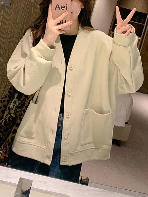 特大码V领薄款棒球服女胖mm300斤设计感小众宽松休闲披肩开衫卫衣