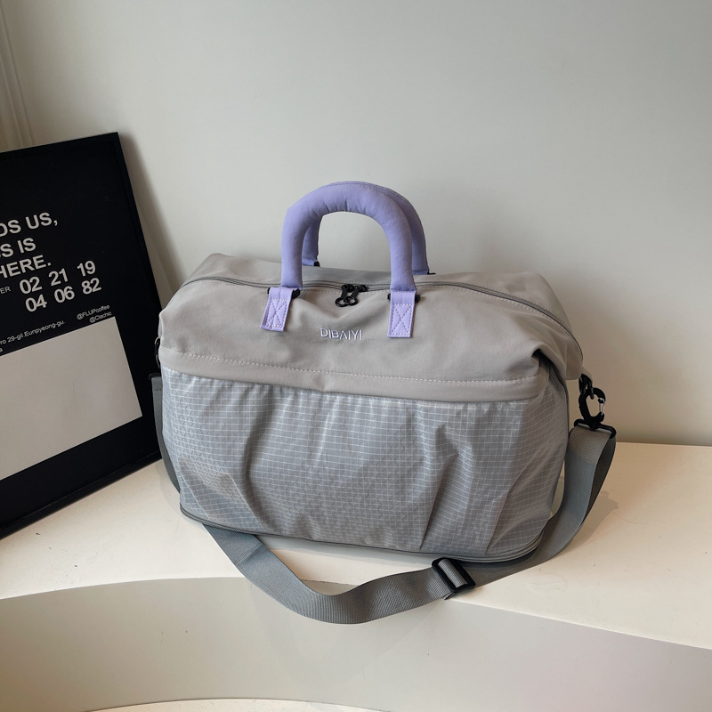 Bolsa de viaje de mujer ligera de gran capacidad bolsa deportiva de fitness bolsa de viaje corto bolsa de mano bolsa de embarque bolsa