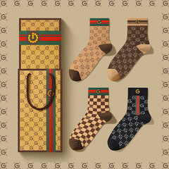 男士襪子棉質吸汗防臭中筒襪運動透氣青年商務長筒襪潮流長襪批發