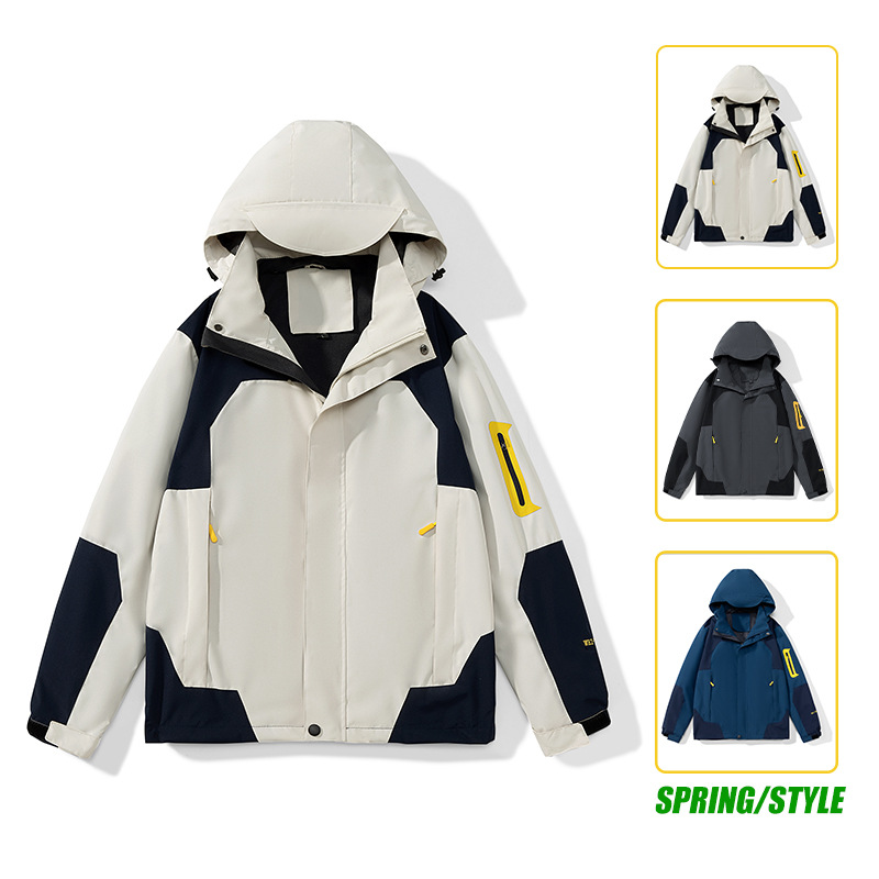 Chaqueta deportiva para hombres 2023 primavera nueva ropa de asalto casual para hombres primavera chaqueta impermeable al aire libre ropa de hombre image 5