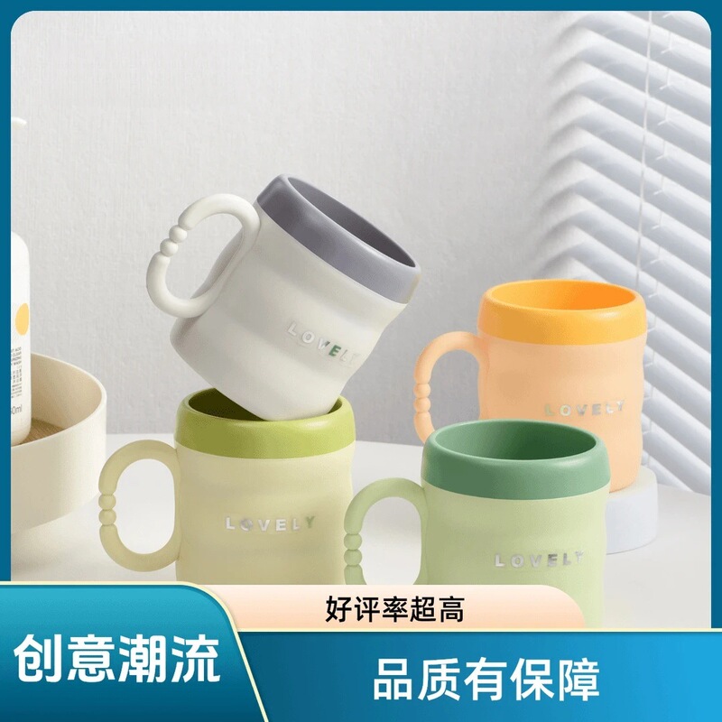 高颜值加厚洗漱口杯北欧风竹节牙刷杯套装防摔耐用通用款学生牙缸|undefined
