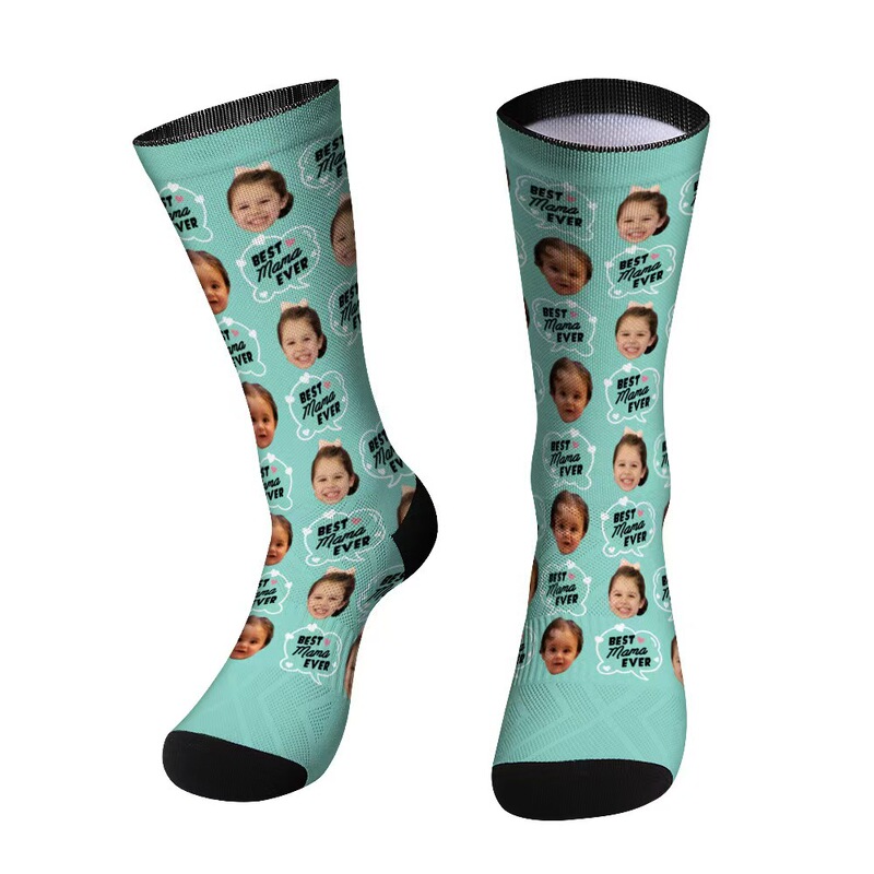 Dropshipping Cross-Border Popular Products, Special Heat Transfer Socks, Digital Printing Socks, Sublimation Avatar Socks DIY
