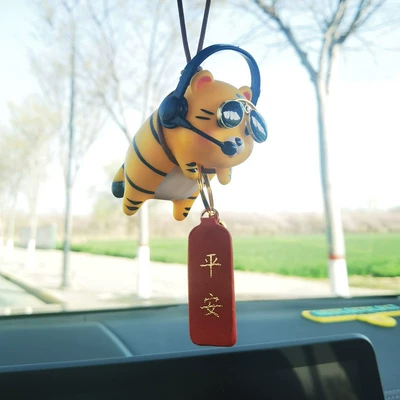 Car hanging Interior Pendant Pendant Internet Celebrant - dj-lanyard-tiger-peace