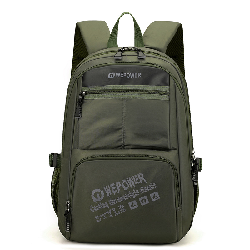 WEPOWER nueva mochila de gran capacidad para viajes, mochila escolar para estudiantes de secundaria, mochila de viaje para hombres