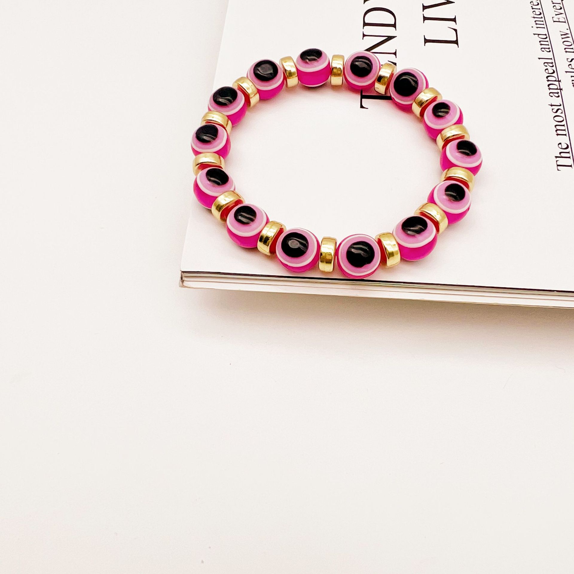 Retro Devilu0027S Eye Alloy Resin Womenu0027S Bracelets 1 Piece
