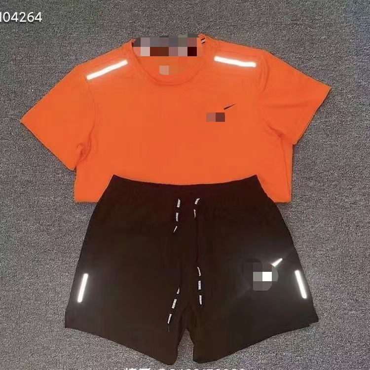 Orange phản quang móc đơn áo phản quang quần ba phân / XS