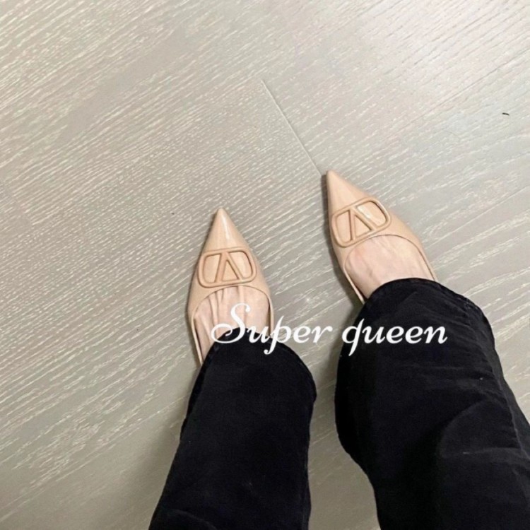 Zapatos afilados de una sola planta plana temperamento desnudo francés 2026 nuevos zapatos de mujer suaves de noche