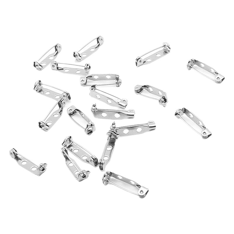 Broche de acero inoxidable con cerradura de seguridad impermeable hebilla de seguridad de acero de titanio pin hecho a mano accesorios de joyería DIY