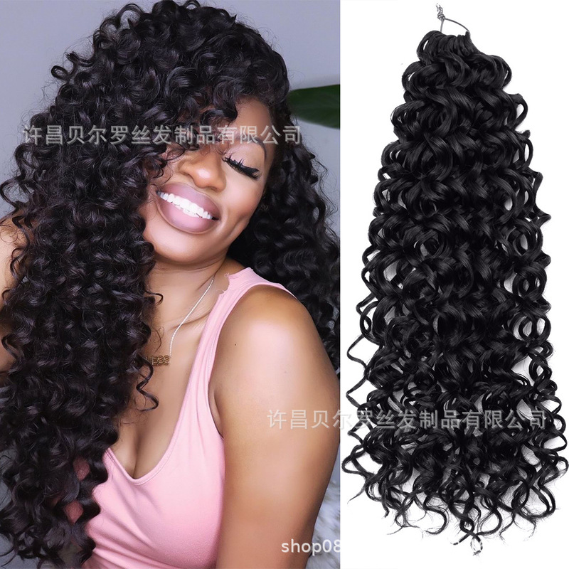 Synthetic Curly Gogo Curl Crochet Hair Crochet Hair African Curly Hair Braidedombre