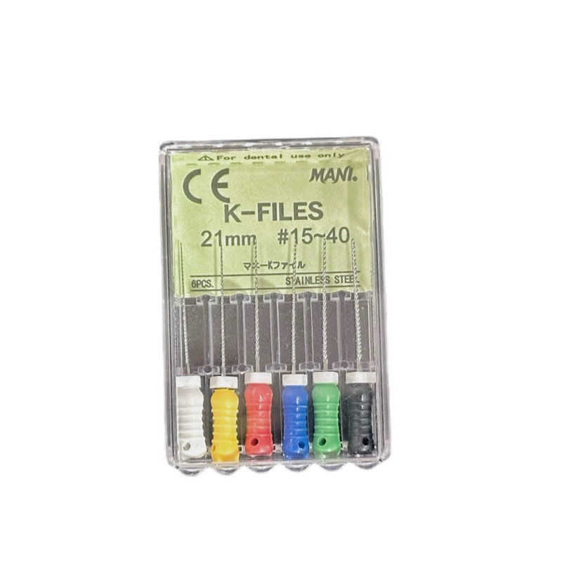 歯科用Kファイル 根管ファイル ステンレス製Hファイル Rファイル ハンドK型拡張針 K-FILES 手動根管ファイル|undefined