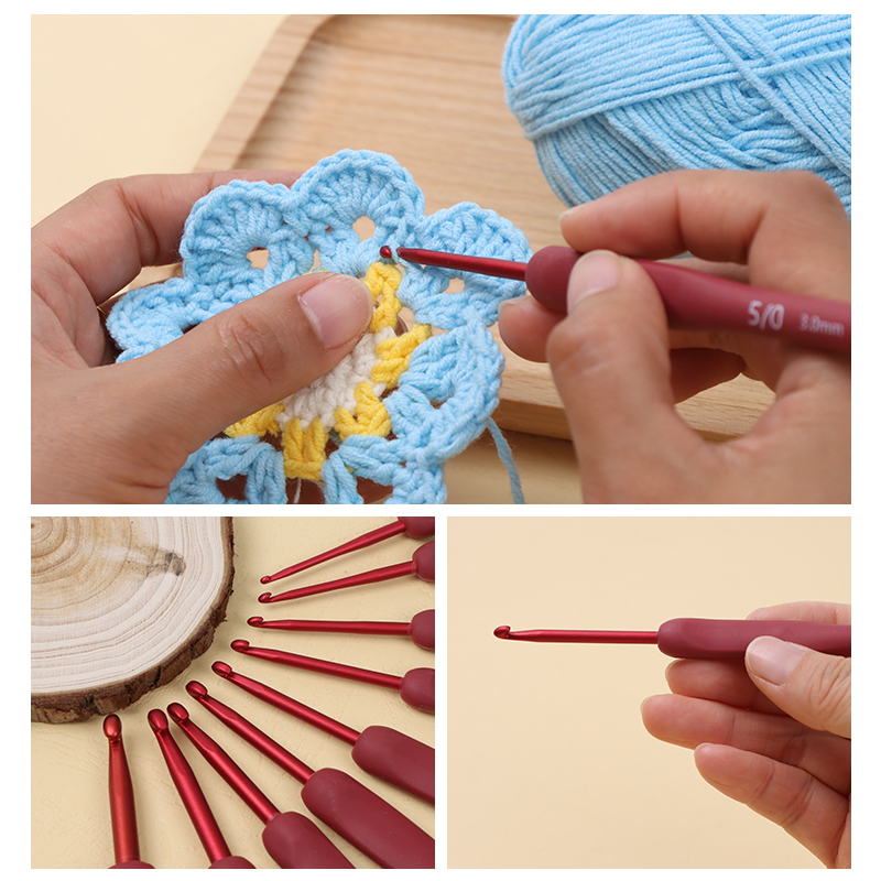 Red crochet