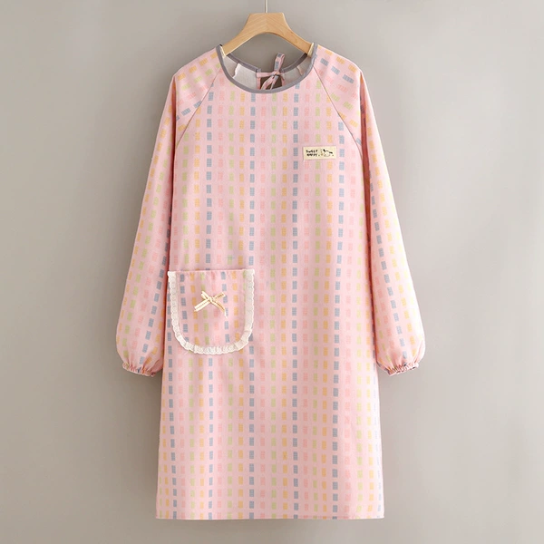 5278 long sleeve canvas pink plaid