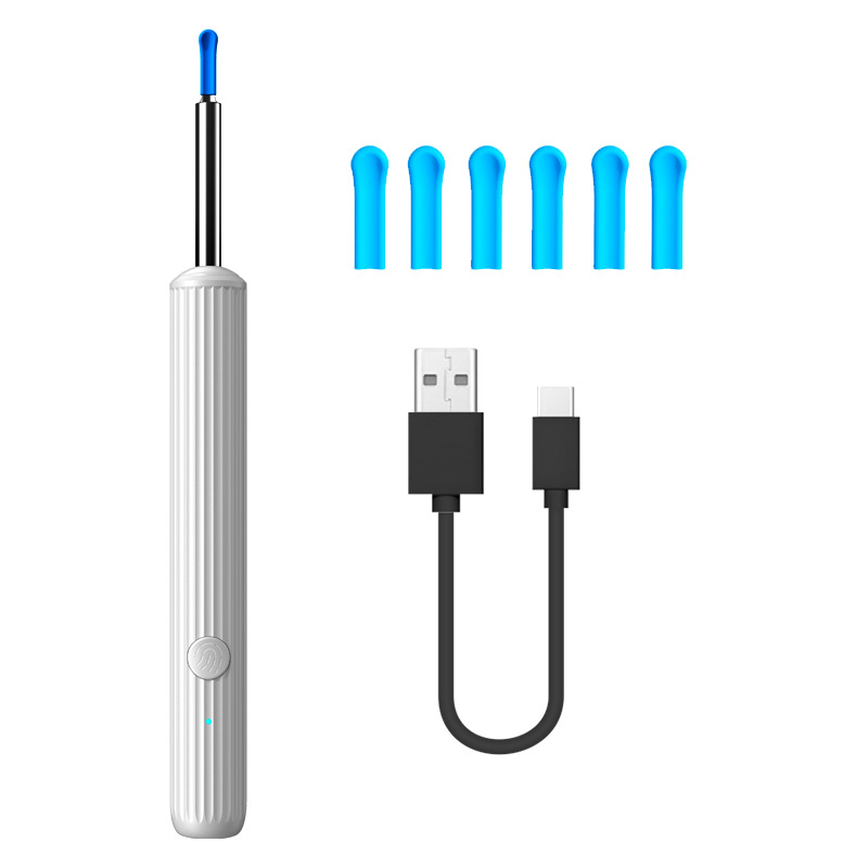 흰색 6개의 납작한 숟가락