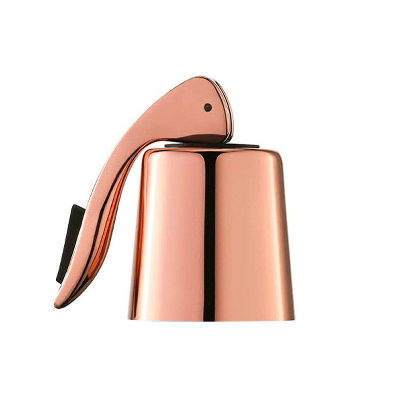 후드가 있는 싱글 로즈 골드 풀 플라스틱 핸들 플러그 백