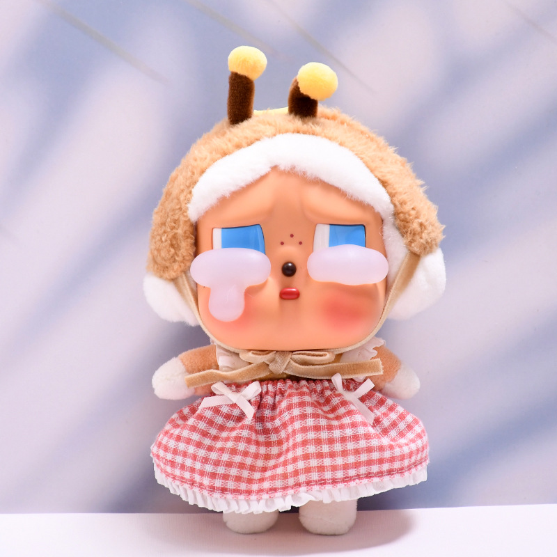 ただの子供服】泣く子供の涙の工場はゴムの顔の人形をごまかします。