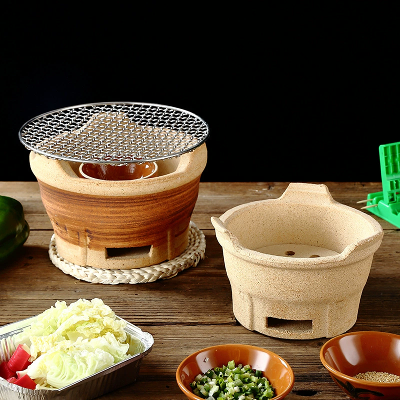 Старомодный высокотемпературный угольный гриль, бытовая угольная печь, угольный гриль, барбекю, глиняная угольная печь, маленькая почвенная печь, угольная печь