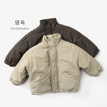 儿童棉衣外套2025冬季新款男童女童韩版户外保暖加绒加厚棉服批发