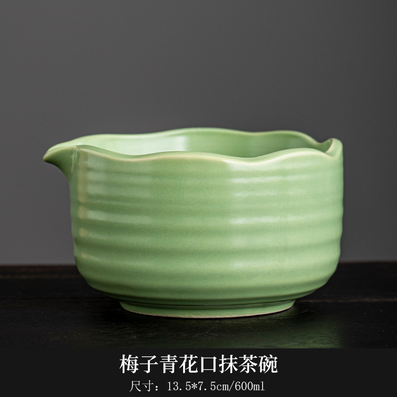 Tazón de matcha de la dinastía Song, herramienta de matcha, cepillo de matcha, tazón de té japonés, licuadora, juego de utensilios de cambio de horno