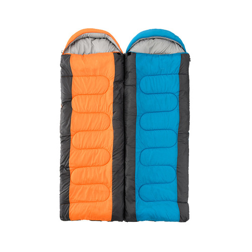 Hooded sleeping bag can be combined with hooded adult outdoor camping envelope sleeping bag camping office lunch break camping hiking