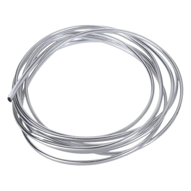 U-образная 6 м автомобильное воздуховыпускное отверстие яркая полоса хромированная DIY Декоративная полоса воздуховыпускного отверстия дверь и оконный Зажим 4*6 мм предметы интерьера и внешней отделки