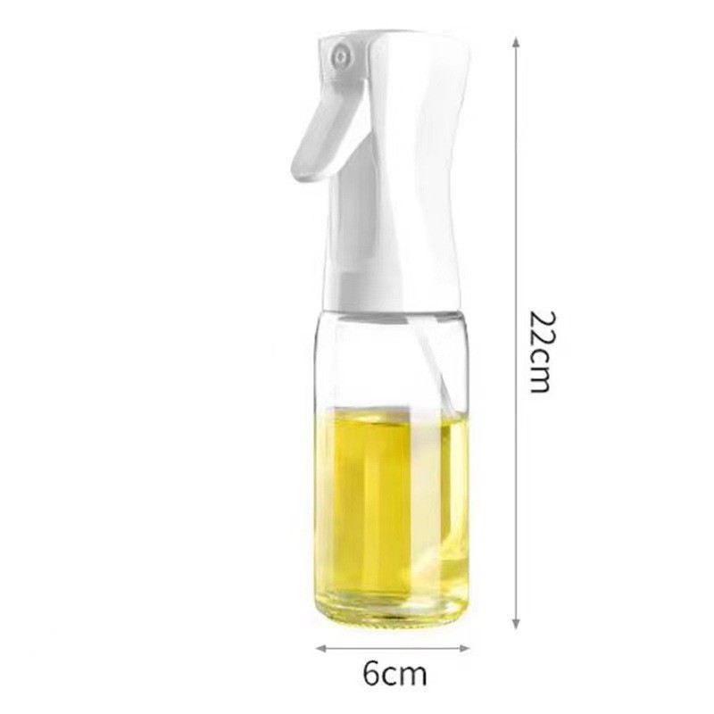 Pot de rociador de aceite espeso, vaporizador de aceite de vidrio atomizado automático integrado, pot de aceite de gran capacidad a prueba de fugas de aceite doméstico para cocina