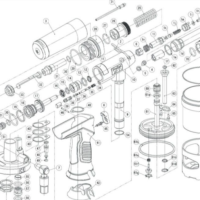 POP拉钉枪 铆钉枪 拉铆枪配件 MCS VALVE CASE TP144 TP144-175