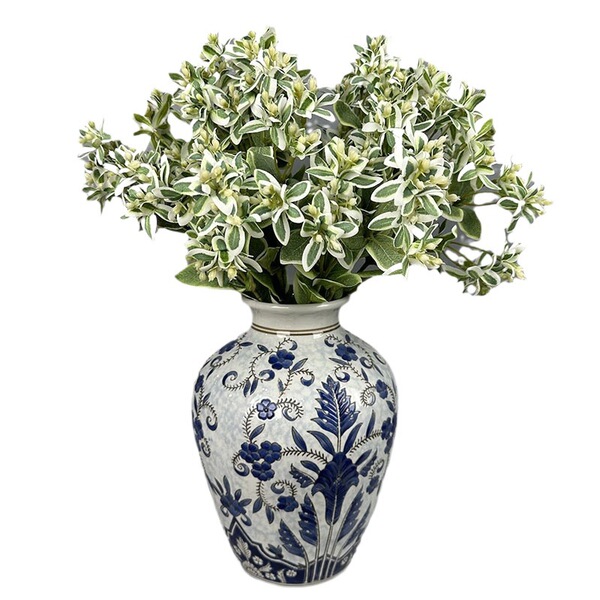 White edge leaf simulation plant green plants wholesale simulation…