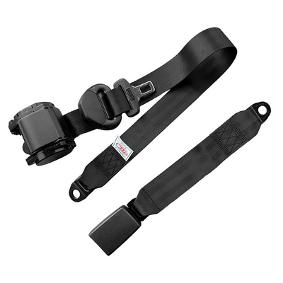 Locking Safety Belt 3C, Car seat belt - black-d9k335cm-all-inclusive-webbing-base-conventional-packaging-base-and-retractor-packed-separately