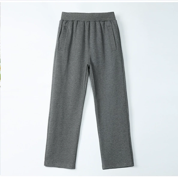 Dark Gray Spring and Autumn Pants [Loose Version]