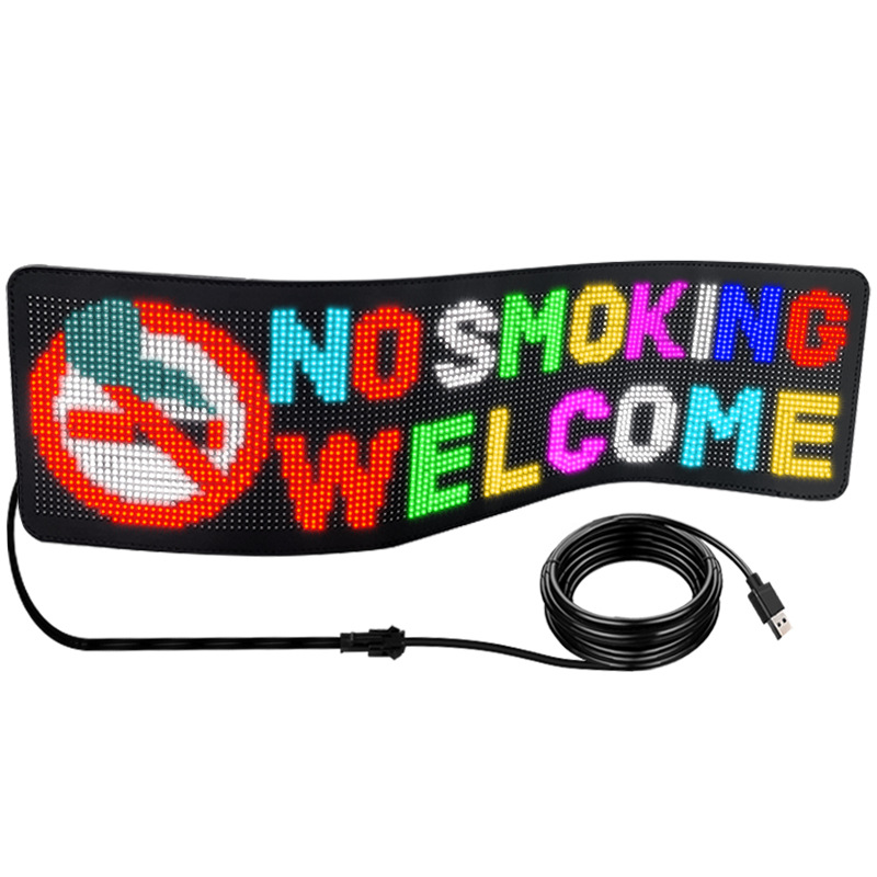 Pantalla de coche pantalla LED pantalla de publicidad del parabrisas trasero del coche ventana trasera rodando subtítulo Pantalla de publicidad electrónica