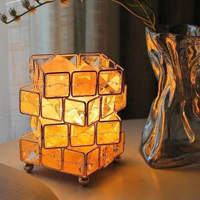 Geometric Crystal Salt Stone Night Light Bedside Atmosphere Lamp Bedroom Ins-Style High Aesthetic Value Birthday Gift Atmosphere Lamp Geometric Crystal Salt Stone Night Light Bedside Atmosphere Lamp Bedroom Ins-Style High Aesthetic Value Birthday Gift Atmosphere Lamp
