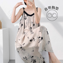 ����˯ȹ��һ�w�؉|Ů�ļ����z��ɫӡ��͸�⌒�����L���⴩�Ҿӷ�
