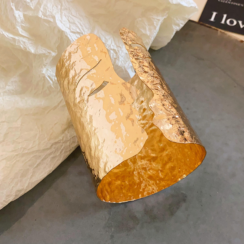 冷淡风简约金属手镯欧美跨境爆款手环小众时尚高级感气质手饰批发|undefined